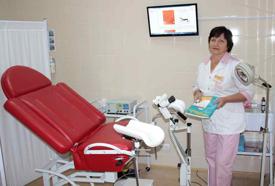 В кабинете кольпоскопии