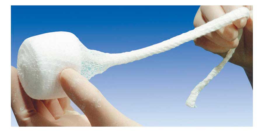 самодельный тампон из бинта